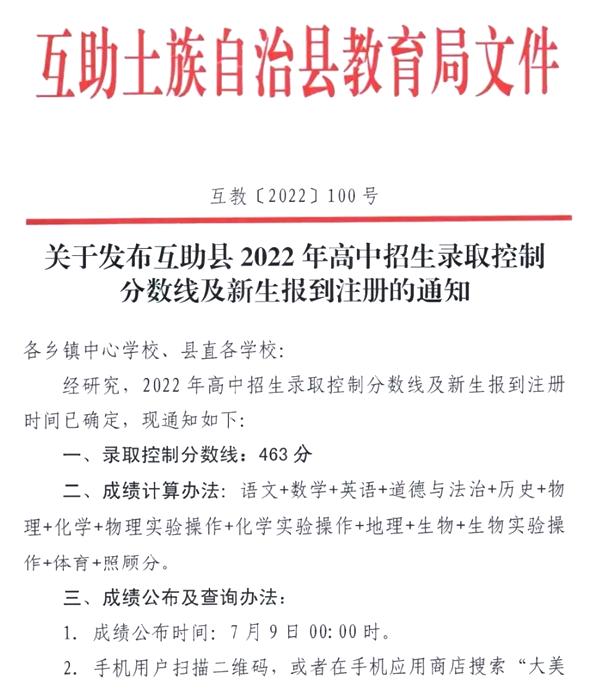 2022年海東中考錄取分?jǐn)?shù)線(xiàn),海東中考分?jǐn)?shù)線(xiàn)公布2022