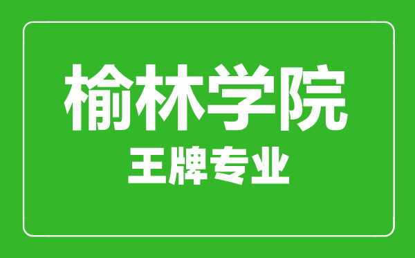 榆林學(xué)院王牌專業(yè)有哪些,榆林學(xué)院最好的專業(yè)是什么