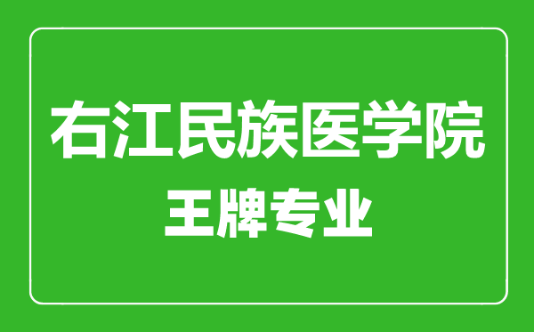 右江民族醫(yī)學(xué)院王牌專(zhuān)業(yè)有哪些,右江民族醫(yī)學(xué)院最好的專(zhuān)業(yè)是什么