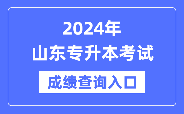 2024年山東專升本考試成績(jī)查詢?nèi)肟冢╤ttps://www.sdzk.cn/）