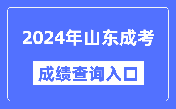 2024年山東成考成績查詢?nèi)肟诰W(wǎng)址（https://www.sdzk.cn/）