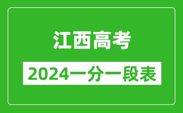 江西高考分數(shù)線2024年一分一段表（物理類+歷史類）