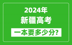 2024年新疆一本要多少分_新疆一本線預估