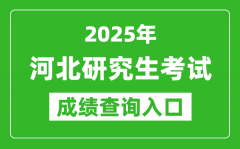 2025年河北碩士研究生初試成績(jī)查詢(xún)?nèi)肟?http://www.hebeea.edu.cn)