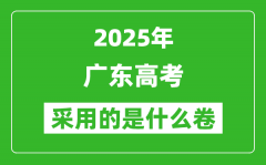 2025年廣東高考用什么卷_采用的是全國幾卷?