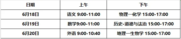 2025年湖南中考時(shí)間是幾月幾號(hào),各科目具體時(shí)間安排